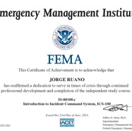 Introduction to Incident Command System, ICS-100